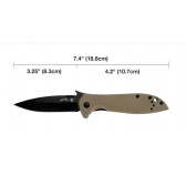 Nóż składany Kershaw Emerson 6054BRNBLK