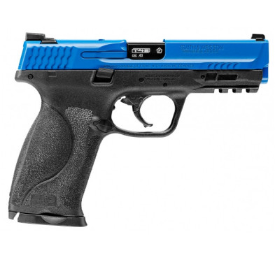 Pistolet na kule gumowe Smith&Wesson M&P9 M2.0 T4E LE kal. .43 niebieski