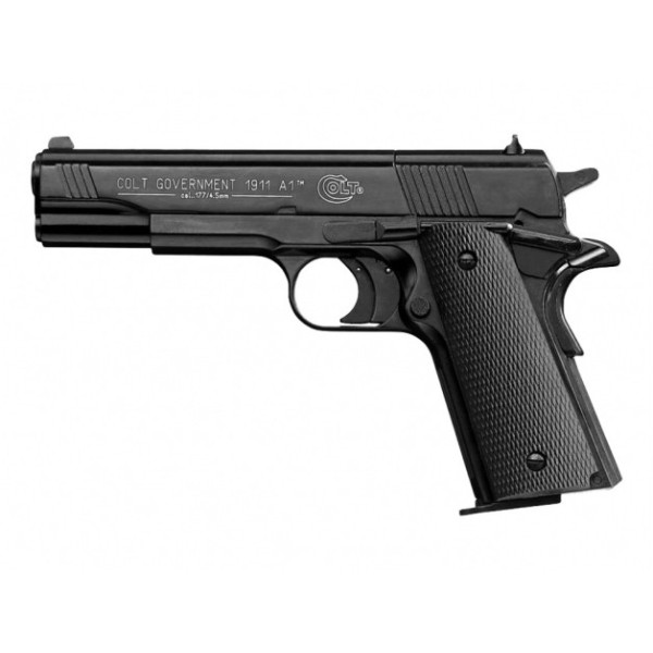 Pistolet wiatrówka Colt Government 1911 A1 czarny 4,5 mm Diabolo CO2