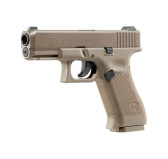 Pistolet wiatrówka Glock 19X 4,5 mm coyote BB CO2
