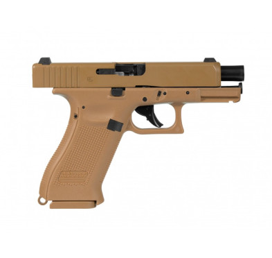 Pistolet wiatrówka Glock 19X blowback 4,5 mm coyote BB CO2