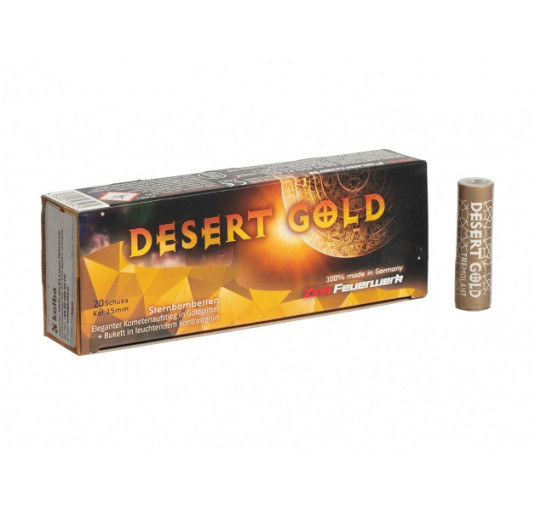 Raca pistoletowa Zink Feuerwerk Desert Gold 20 szt.