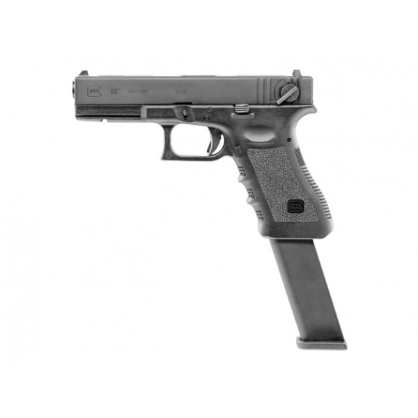 Replika pistolet ASG Glock 18C gen 3. 6 mm gas