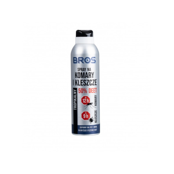 Spray Bros na komary i kleszcze Deet 180 ml