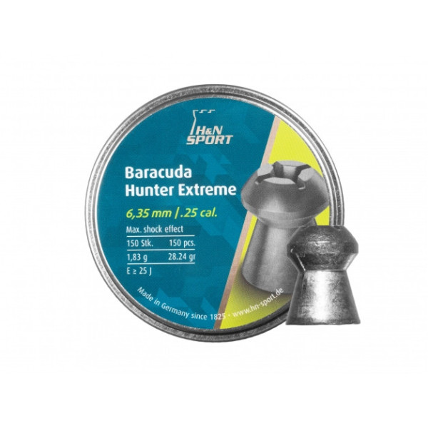 Śrut diabolo H&N Baracuda Hunter Extreme 6,35/150