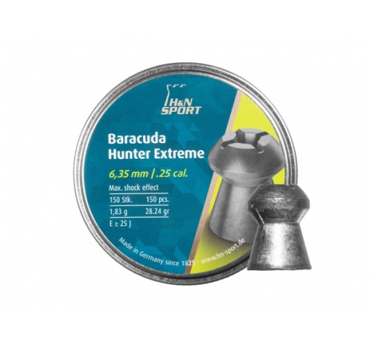 Śrut diabolo H&N Baracuda Hunter Extreme 6,35/150