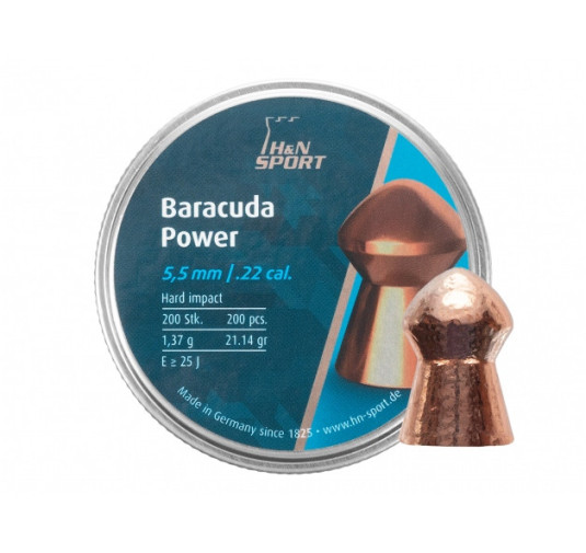 Śrut diabolo H&N Baracuda Power 5,5 mm 200 szt.