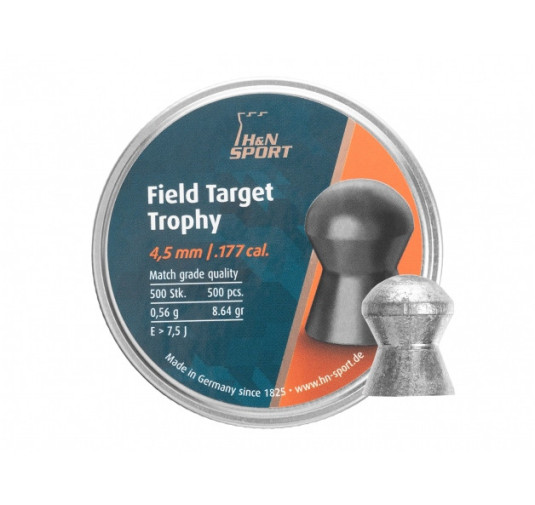 Śrut diabolo H&N Field Target Trophy 4,52mm 500szt