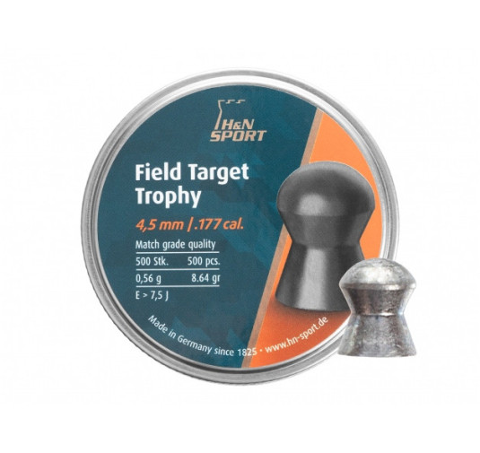 Śrut diabolo H&N Field Target Trophy 4,5mm 500szt.