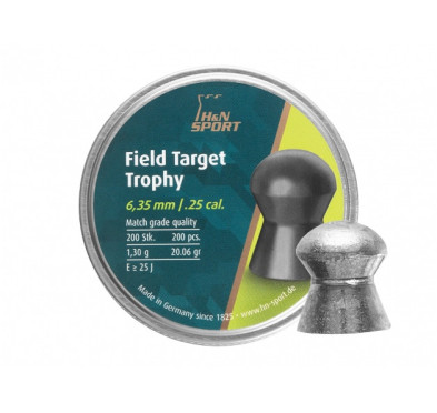 Śrut diabolo H&N Field Target Trophy 6,35 mm 200 szt.