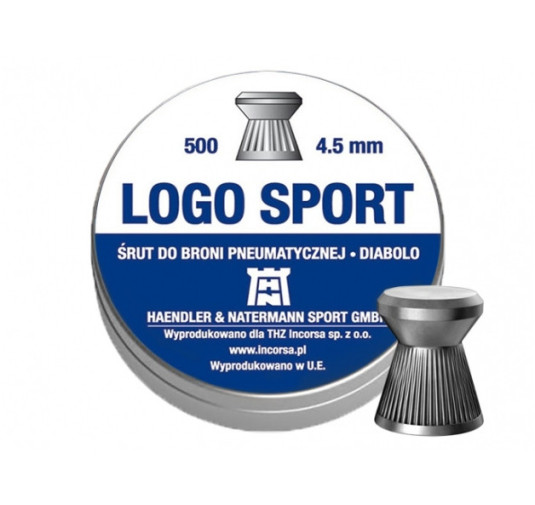 Śrut diabolo H&N Logo Sport 4,5 mm 500 szt.