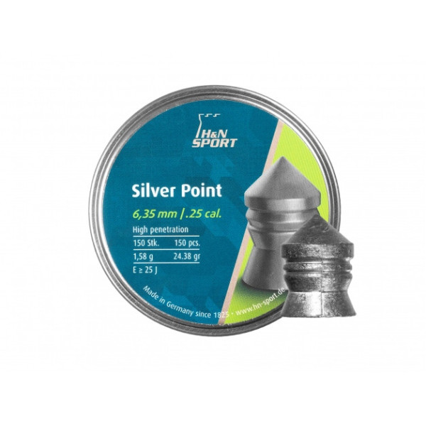 Śrut diabolo H&N Silver Point 6,35 150 szt.