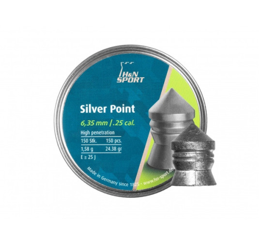 Śrut diabolo H&N Silver Point 6,35 150 szt.