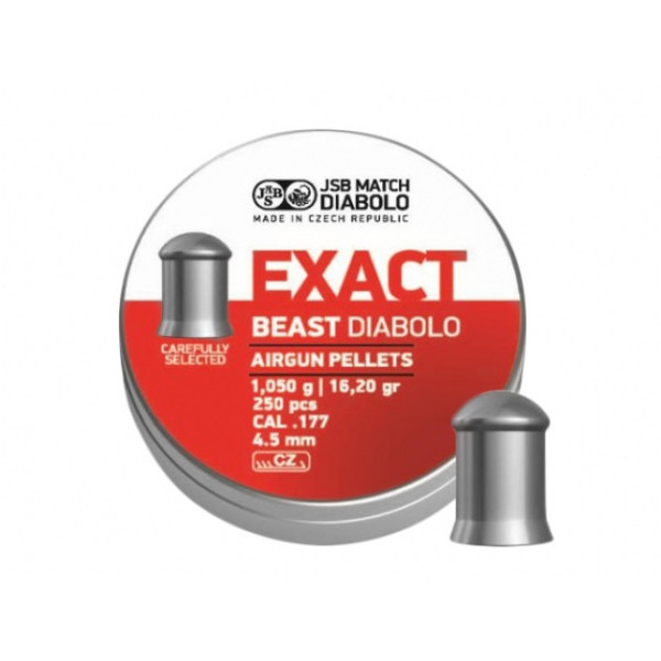 Śrut diabolo JSB Exact Beast 4,52/250

