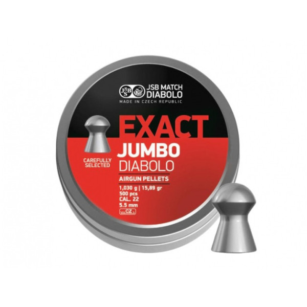 Śrut diabolo JSB Exact Jumbo 5,51 mm 500 szt.
