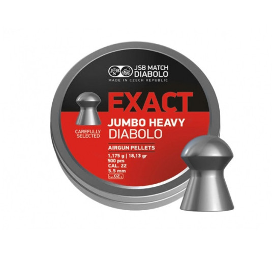 Śrut diabolo JSB Exact Jumbo Heavy 5,52/500

