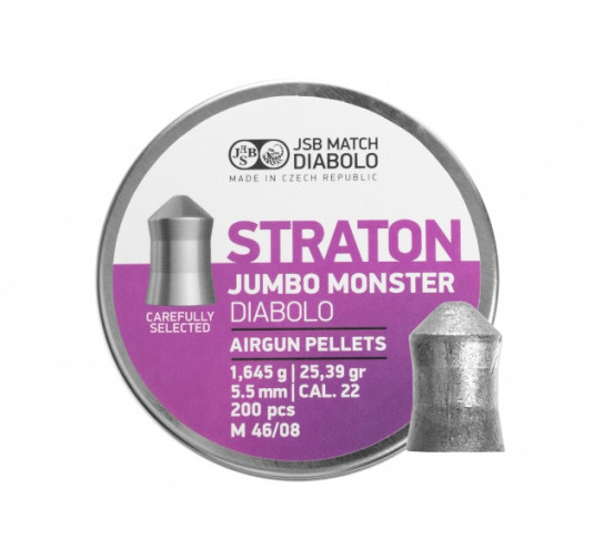 Śrut diabolo JSB Jumbo Monster Straton 5,51 mm 200 szt.
