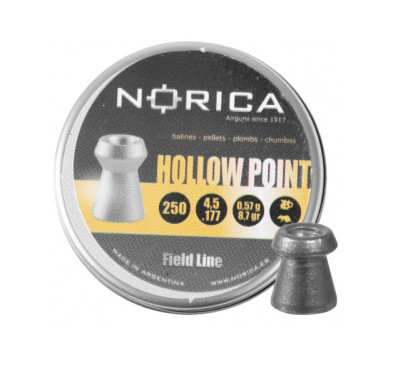 Śrut Norica Hollow Point 4,5 mm 250 szt.