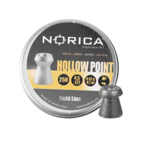 Śrut Norica Hollow Point 4,5 mm 250 szt.