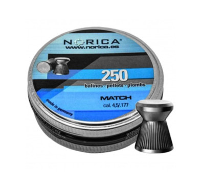 Śrut Norica Match 4,5 mm 250 szt.