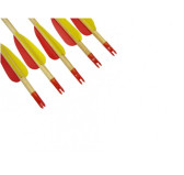 Strzała Poe Lang drewniana 29" grot tarczowy ostry