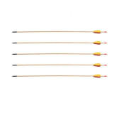 Strzała Poe Lang drewniana 29" grot tarczowy ostry 5 sztuk