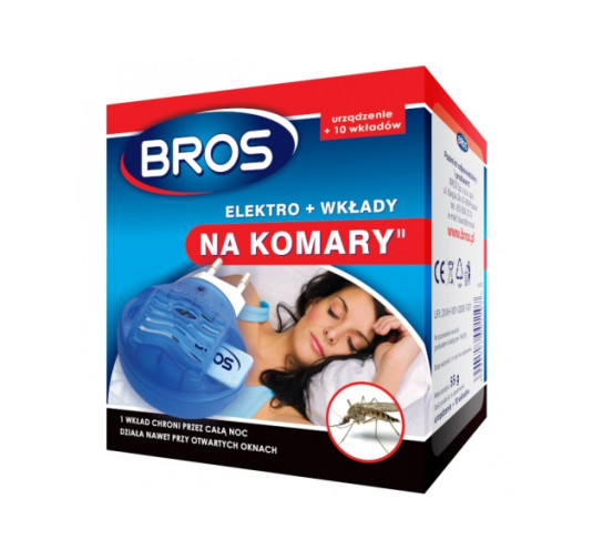 Elektro + 10 wkładów Bros na komary