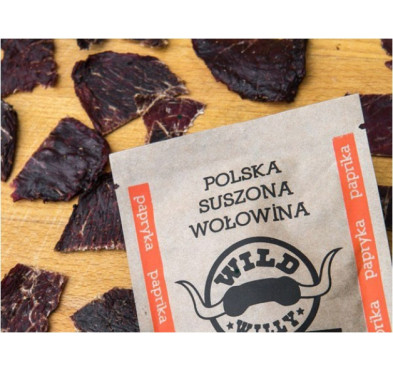 Wołowina suszona Wild Willy papryka bezglutenowa 30 g