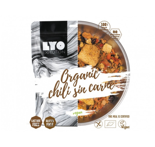 Żywność liofilizowana LyoFood Eko Chili sin carne z polentą 370 g