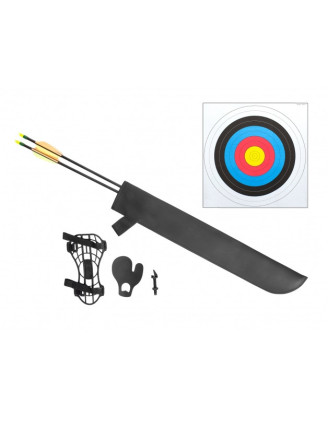 Łuk rekreacyjny dla dorosłych i młodzieży Poe Lang Robin Hood 30-35 lb 59,25" czarny - klasyczne łuki dla prawo- i leworęcznych