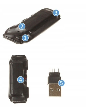 Dyktafon szpiegowski podsłuch dyskretny MKX mini 8GB 15h