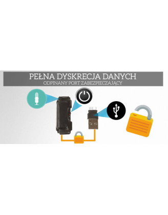 Dyktafon szpiegowski podsłuch dyskretny MKX mini 8GB 15h