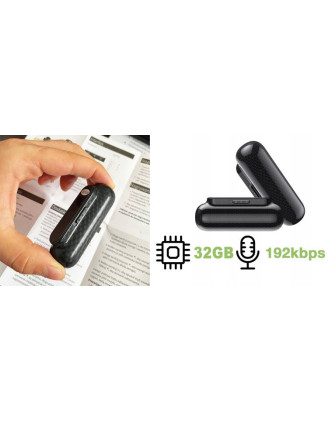 DYKTAFON Q77 - Podsłuch na magnes 32GB
