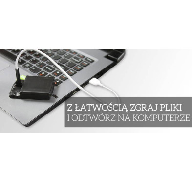 Dyktafon szpiegowski profesjonalny MKX-200 16GB detekcja dźwięku vos