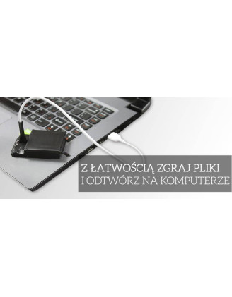 Dyktafon szpiegowski profesjonalny MKX-200 16GB detekcja dźwięku vos
