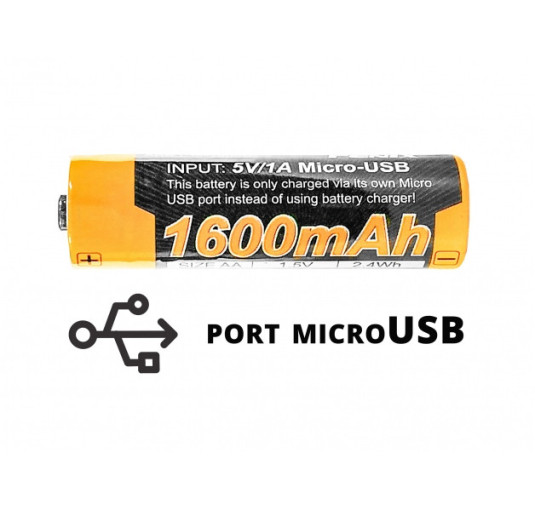 Akumulator Fenix USB ARB-L14U (14500 1600 mAh 1,5 V)