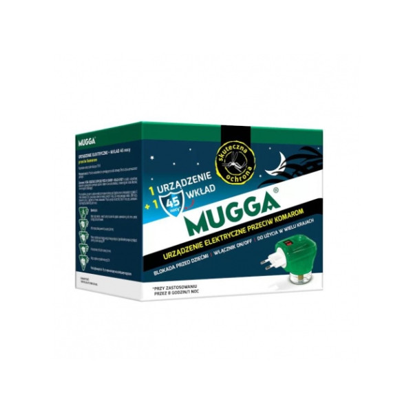 Elektrofumigator Mugga z wkładem 45 nocy 35 ml