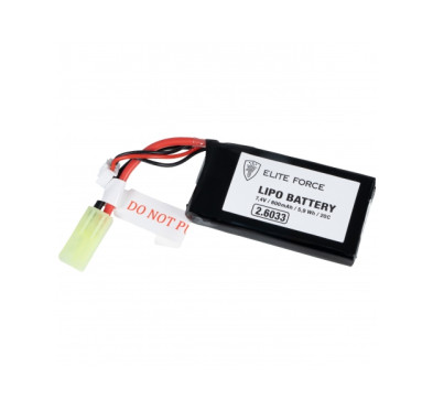 Akumulator do replik ASG Elite Force 7,4 V, 800 mAh, 20 C