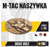 M-Tac naszywka Deus Vult 3D PVC Coyote 