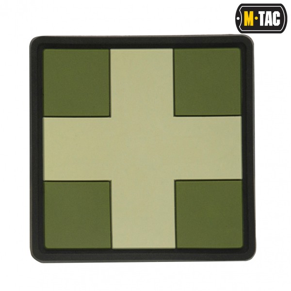 M-Tac naszywka Medic Cross Square PVC Olive 