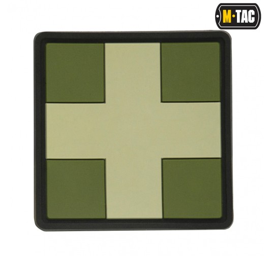 M-Tac naszywka Medic Cross Square PVC Olive 