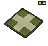 M-Tac naszywka Medic Cross Square PVC Olive 