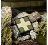 M-Tac naszywka Medic Cross Square PVC Olive 