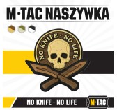 M-Tac naszywka No Knife - No Life 3D PVC 