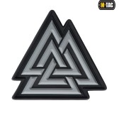 M-Tac naszywka Valknut PVC Black/Grey 