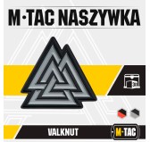 M-Tac naszywka Valknut PVC Black/Grey 