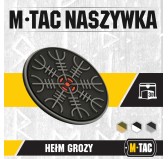 M-Tac naszywka Hełm Grozy PVC Black/Grey 