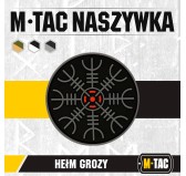 M-Tac naszywka Hełm Grozy PVC Black/Grey 