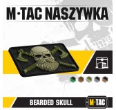 M-Tac naszywka Bearded Skull 3D PVC Black/Olive 