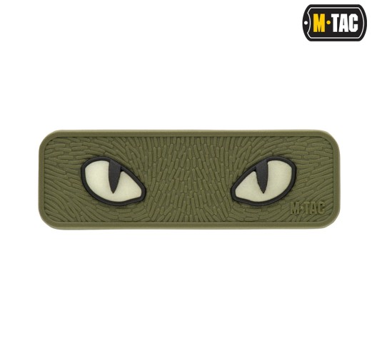 M-Tac naszywka Cat Eyes 3D PVC Olive 